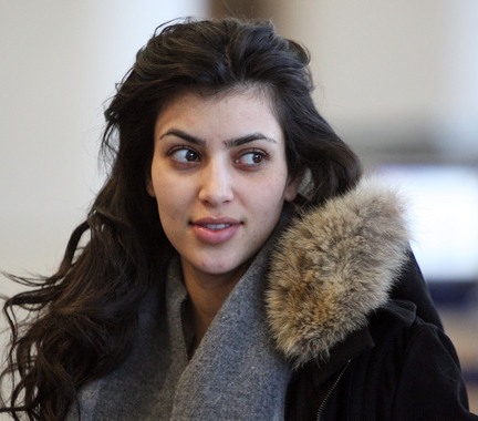 kim kardashian no makeup. Kim Kardashian Without Makeup