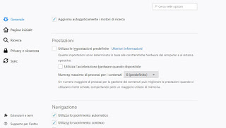 Accelerazione Firefox