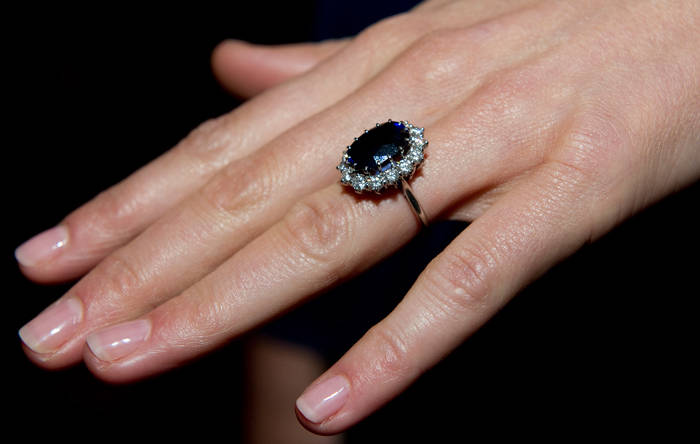 kate and william engagement ring. kate and prince william