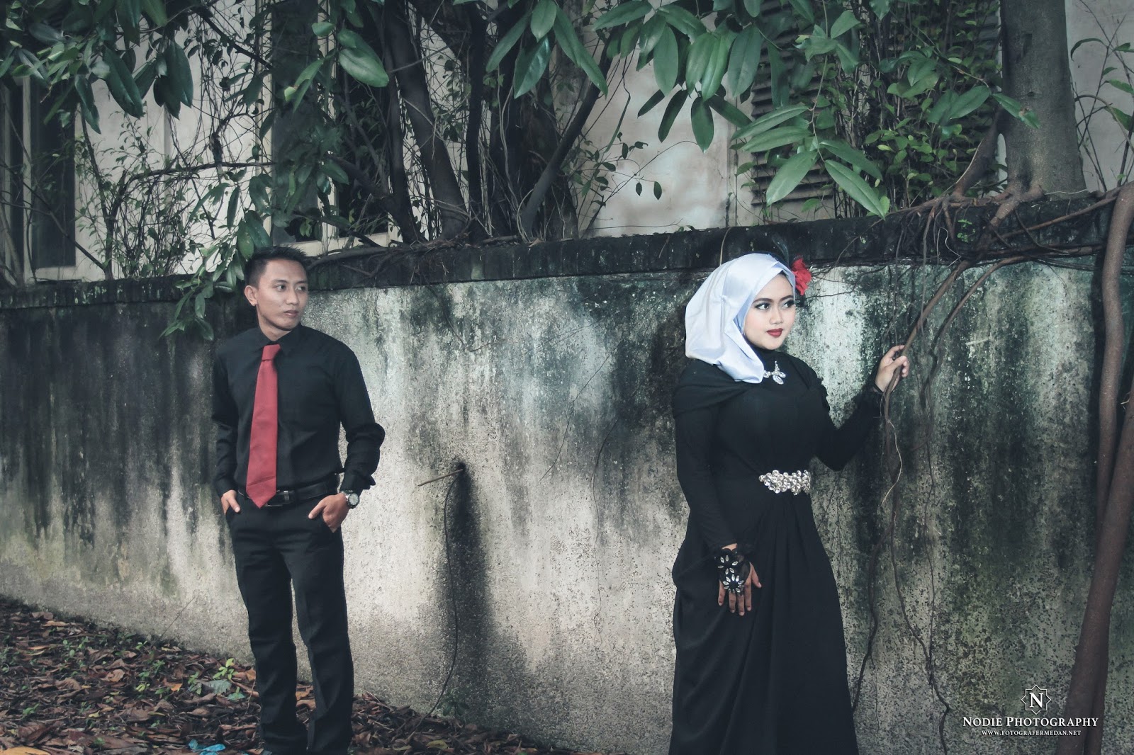 Prewedding Hijab Casual Gotic Fotografer Medan