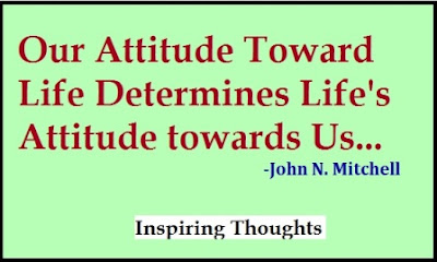 Inspiring Thoughts; Positive Attitude, Motivational Quotes, Competitivetimes
