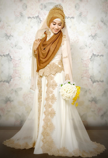 Model Gaun Kebaya Pengantin Muslimah