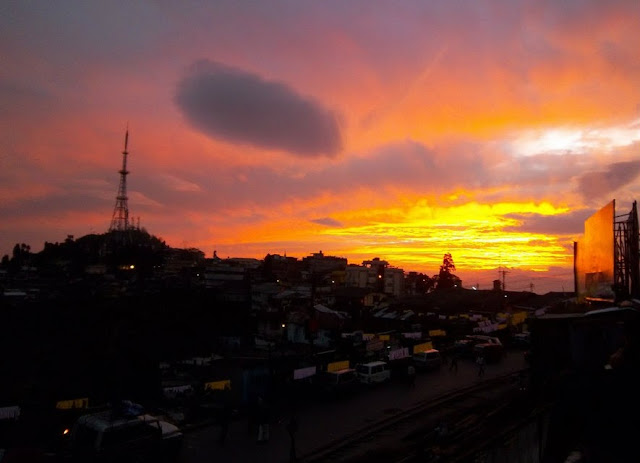 Sunset at Kurseong