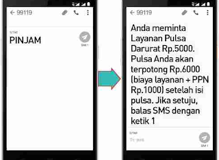 Tutorial lengkap Cara hutang Dan Pinjam Pulsa Darurat Smartfren