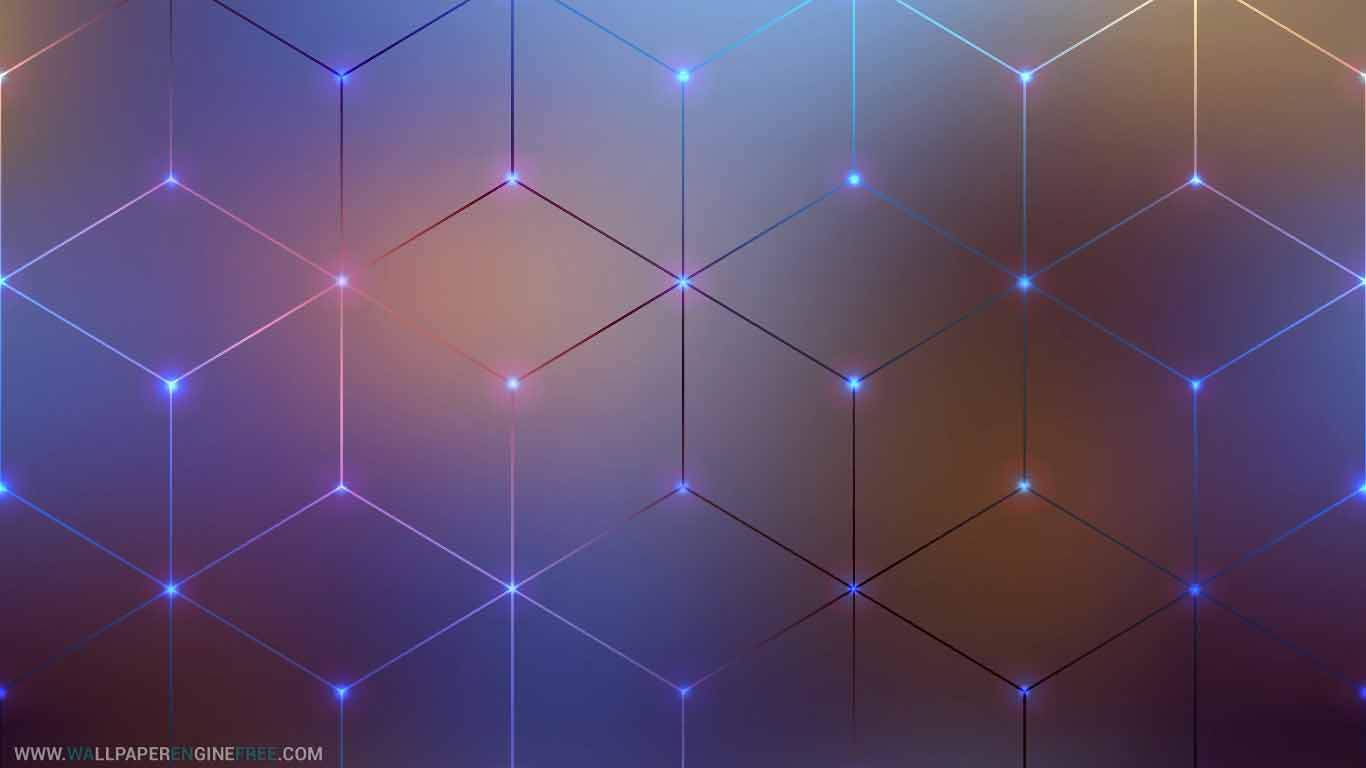 Hex Grid Lines Animated 4K Wallpaper Engine Wallpaper Engine Free