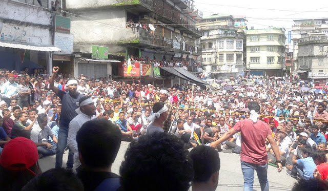 ‘ग्लोबल गोर्खाल्याण्ड युनिटी मार्च’ कालेबुङमा सम्पन्न