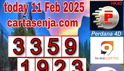 Ramalan 4d hari ini prediction chart for GDL and perdana 4d for 11 Feb 2025.