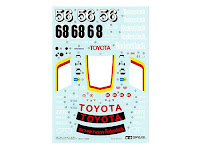 Tamiya 1/20 TOYOTA CELICA LB TURBO Gr.5 (20072) Color Guide & Paint Conversion Chart