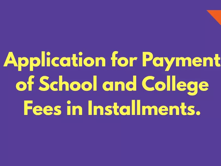 Application for paying School and college fees in installments.