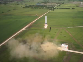 Grasshopper landing, 5th test flight