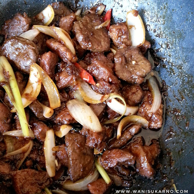 Resepi Hati Lembu Dan Daging Masak Kicap Simple Dan Sedap