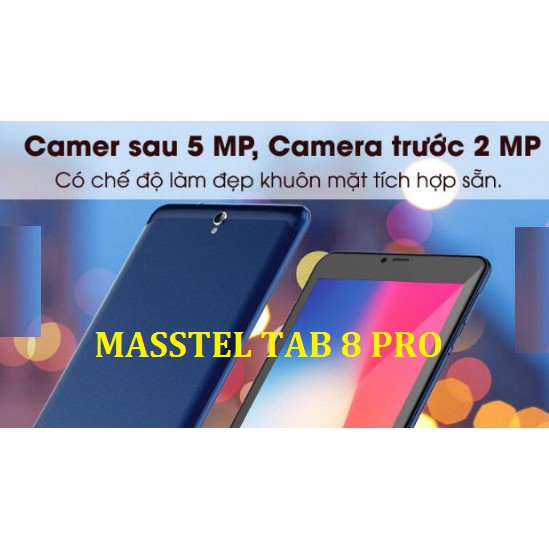 MÁY TÍNH BẢNG MASSTEL TAB 8 PRO TẶNG KEM BALO MASSTEL SINH SẮN