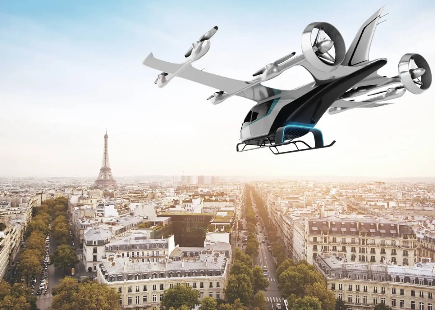 eVTOL : le taxi volant pour les JO 2024 à Paris