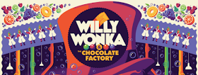 Willy Wonka and the Chocolate Factory Screen Print by Tom Whalen x Dark Hall Mansion