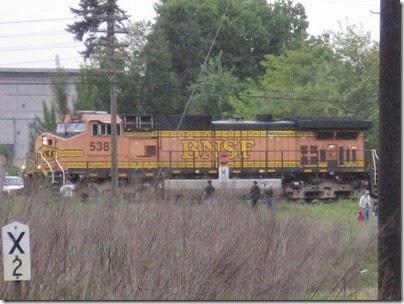 IMG_6312 BNSF C44-9W #5387 at Peninsula Jct May 12, 2007