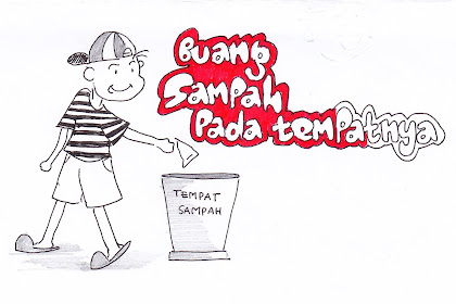 Paling Keren Gambar Membuang Sampah Pada Tempatnya Hitam Putih