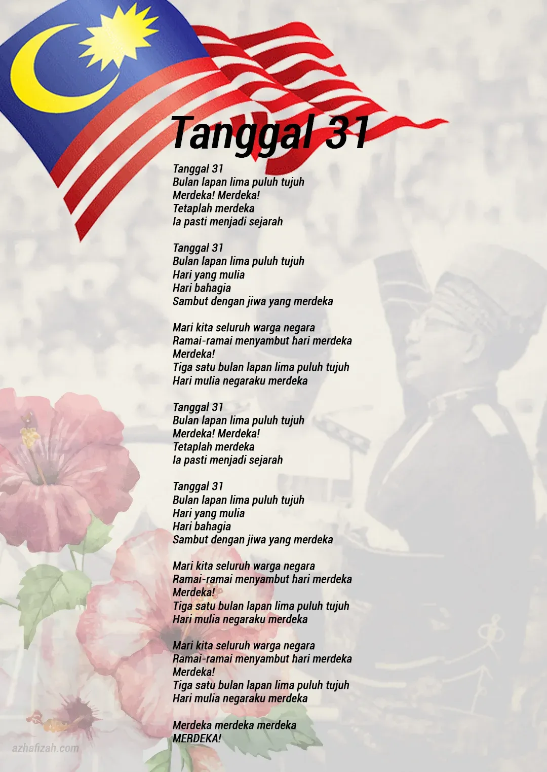 40 Senarai Lagu Merdeka Dan Lagu Patriotik Malaysia Berserta Lirik