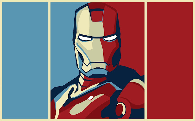 Wallpaper Vektor Iron Man