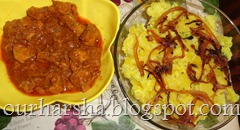 kappa puzhukku and spicy chicken curry  (2)