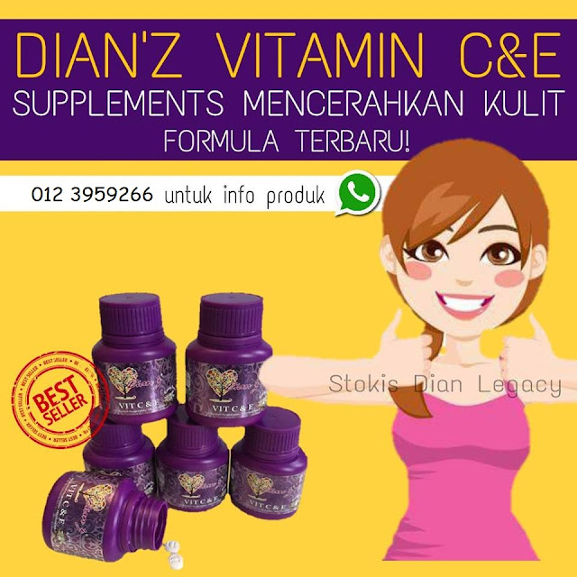 Dianz Vitamin C & E Extra Pearl Murah (New Formula)