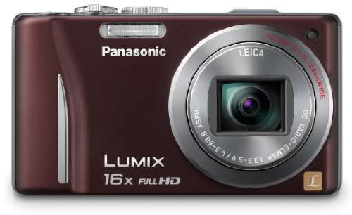 Panasonic Lumix DMC-ZS10 14.1 MP Digital Camera with 16x Wide Angle Optical Image Stabilized Zoom and Built-In GPS Function (Brown)