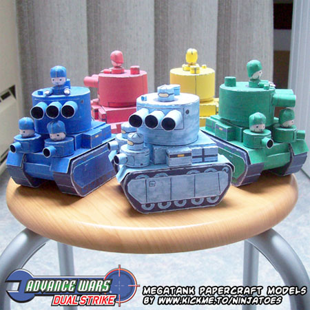 Advance Wars Megatank Papercraft