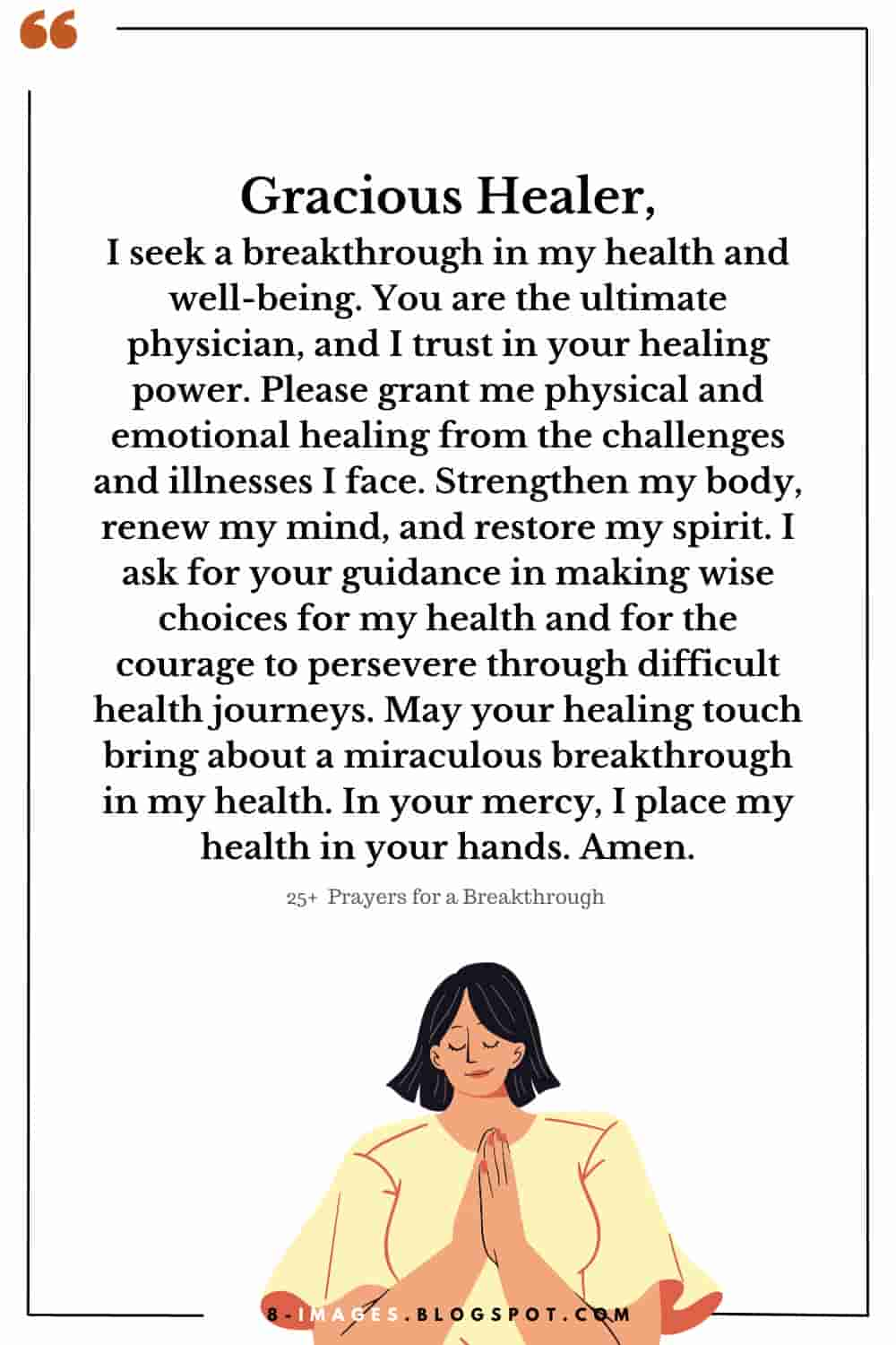 Prayers for a Breakthrough