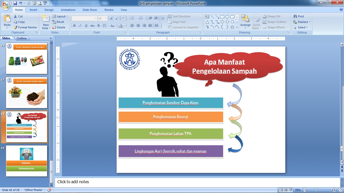 Jasa Pembuatan Slide Power Point Presentasi  Made Marianda