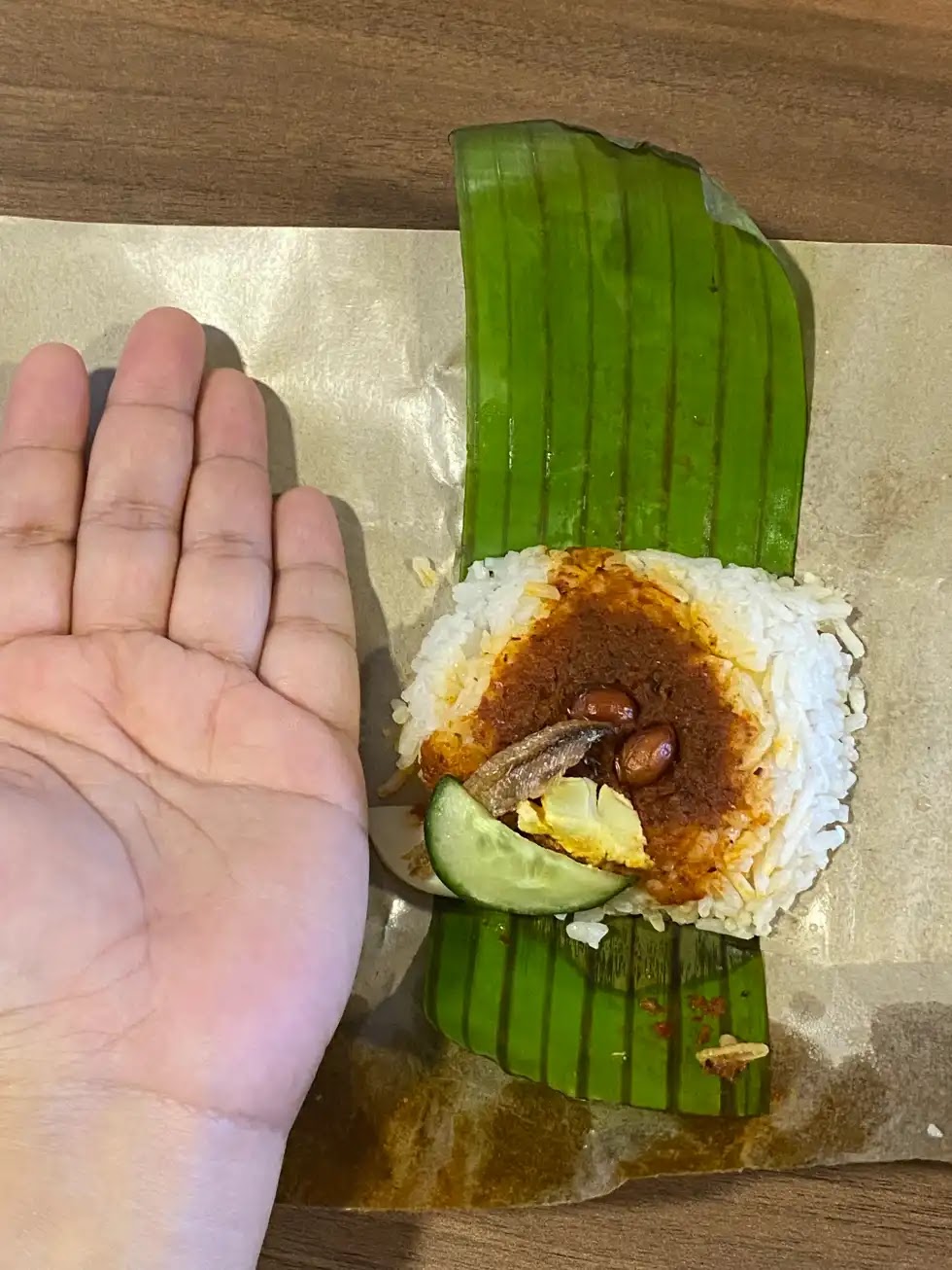 nasi lemak RM1