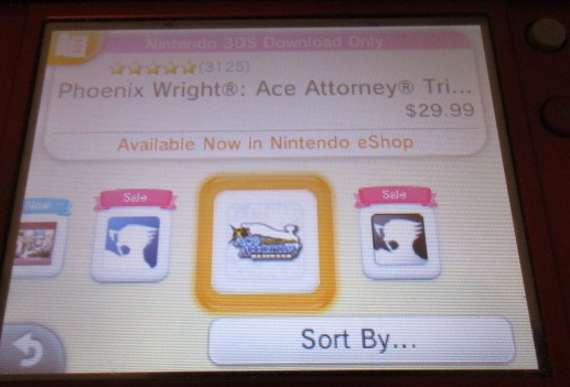 Nintendo eShop Cyber Deals Week 2017 Phoenix Wright Ace Attorney series sales