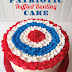 Patriotic Ruffled Bunting Cake