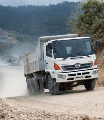 Gambar Truk Pasir hino 500