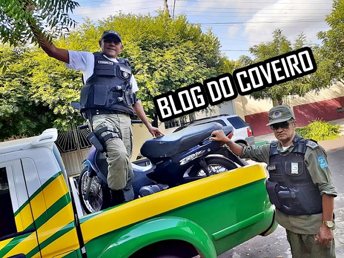 Vídeo: Moto tomada de assalto durante fuga de criminoso é recuperada pela PM em Cocal-PI