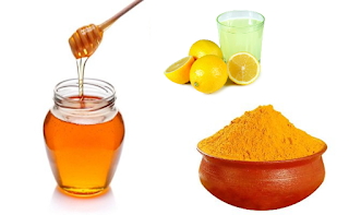 Lemon Honey and Turmeric for face and skin - Homeremediestipsideas