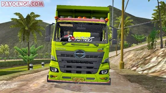 mod hino 500 dump muatan batu bara