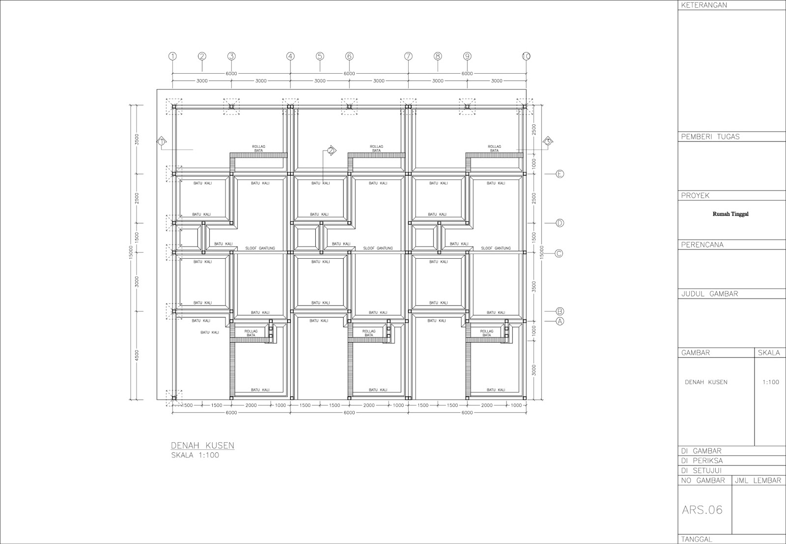  RAB Rumah Jasa Pembuatan Site Plan