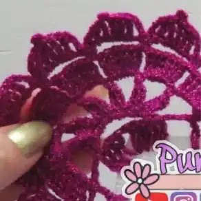 Puntilla Abanicos a Crochet