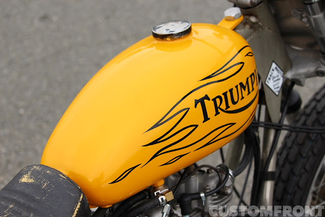 Triumph Bonneville 1970 By Libertaria Hell Kustom