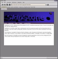 Skipstone, browser web che fa della leggerezza e della semplicità strutturale i suoi punti di forza