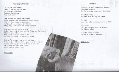 Poetry by Anne Clark featured in December Child fanzine issue 3