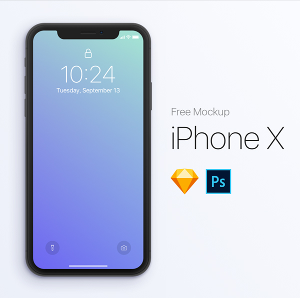 Free iPhone 8, iPhone 8 Plus and iPhone X PSD Mock-up Templates