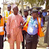 Photos: Man caught stealing food items from Maiduguri IDP camp.