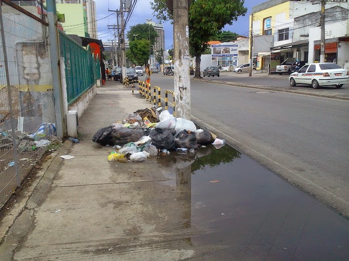 O que está acontecendo com o serviço de limpeza no bairro?