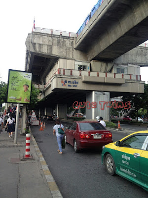 cara menuju ke stasiun BTS bangkok