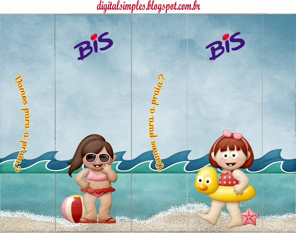 Beach Party Free Printable Mini Kit.