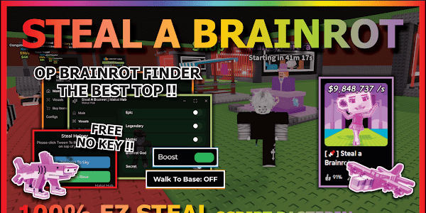 🧠 Steal a Brainrot Script – Makal Hub Finder (No Key | Auto Find Brain, TP, Anti Steal, ESP)