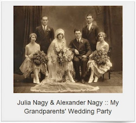 julia kovach and alexander nagy wedding party october 1928