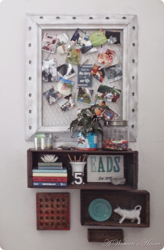 Vintage Crate Shelves