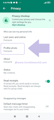 How to hide profile picture on WhatsApp from some contacts?