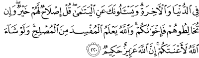 Surat Al-Baqarah Ayat 220